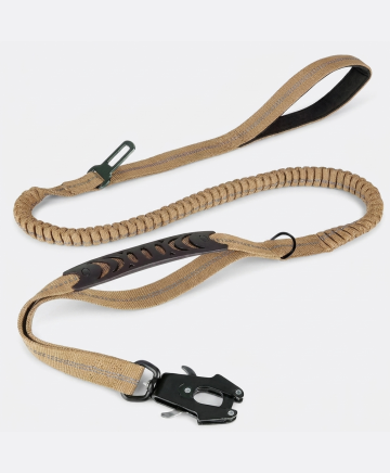 Heavy Duty Tactical Bungee Dog Leash - restyled product photo 1