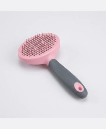 Self-Cleaning Round Head Pet Grooming Brush - restyled product photo 1