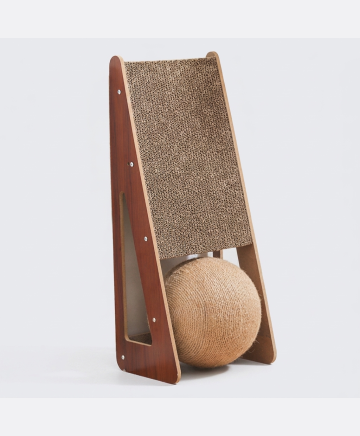 Large Vertical Cat Scratching Ball Toy with Sisal Rope - restyled product photo 1