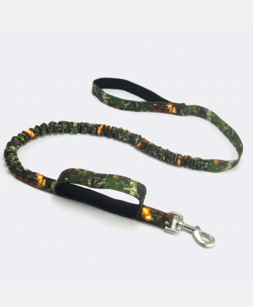 Camouflage Drawstring Elastic Pet Leash - restyled product photo 1